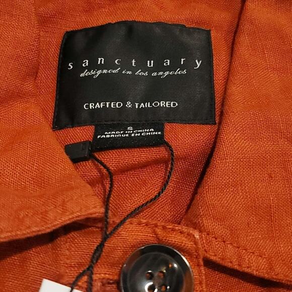 Sanctuary City Vest Button Front in Dusk NWT Size Small - Picture 5 of 5